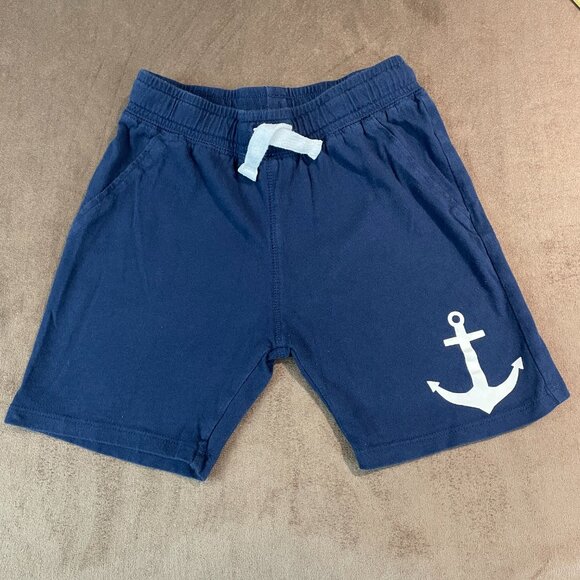 H&M Boys Toddler Cotton Navy Blue Anchor Jersey Short Set Size XS (SKU: 6B, 83B) - Picture 6 of 6